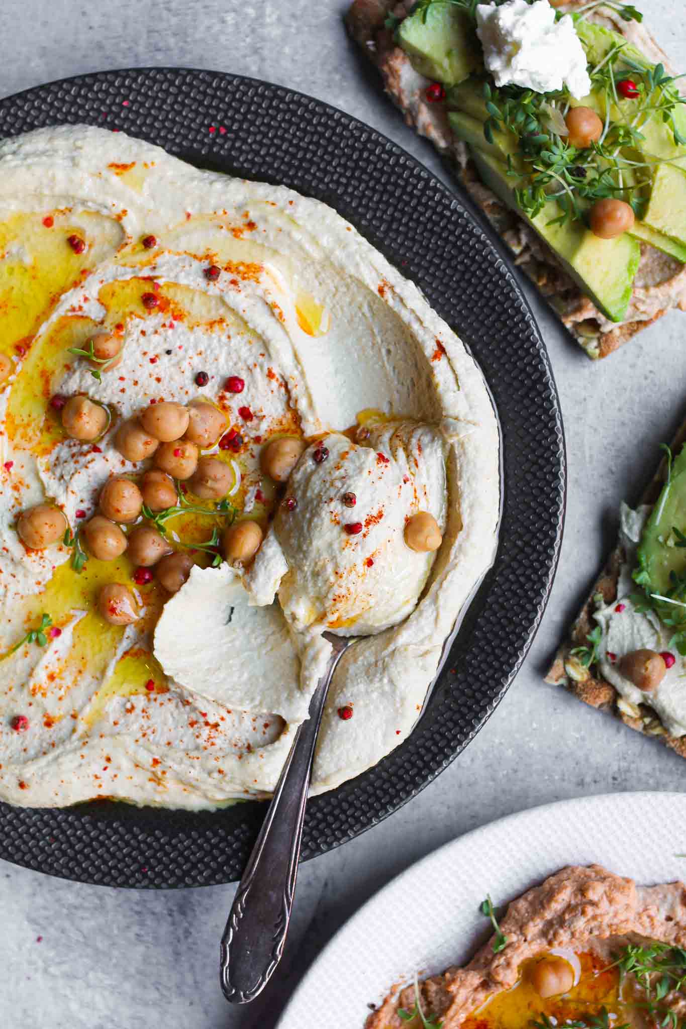 De allerlekkerste zelfgemaakte hummus